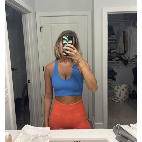 FP Movement by Free People Tops - FREE PEOPLE Movement Free Throw Crop Top in Blue Size Small